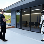 **Prompt for Image 1 (Technology Vanguard):**
    A futuristic, clean rehabilitation center where a stroke patient uses an advanced robotic exoskeleton to practice walking. In the background, another patient is immersed in a virtual reality (VR) therapy session, with a calm, simulated outdoor environment displayed. An AI-powered interface shows real-time progress data. The image should convey cutting-edge technology empowering recovery, with a sense of hope and precision.