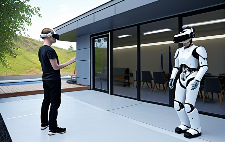 **Prompt for Image 1 (Technology Vanguard):**
A futuristic, clean rehabilitation center where a stroke patient uses an advanced robotic exoskeleton to practice walking. In the background, another patient is immersed in a virtual reality (VR) therapy session, with a calm, simulated outdoor environment displayed. An AI-powered interface shows real-time progress data. The image should convey cutting-edge technology empowering recovery, with a sense of hope and precision.